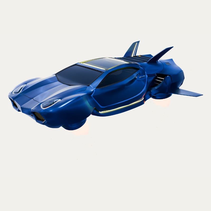 Sci-Fi Fliegendes Auto