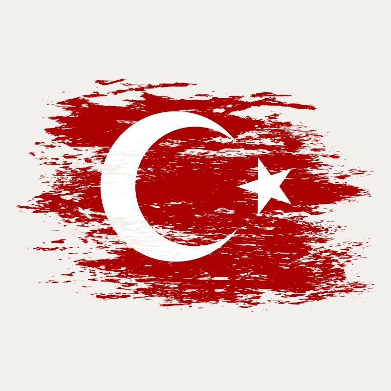 Drapeau de la Turquie utilisé
