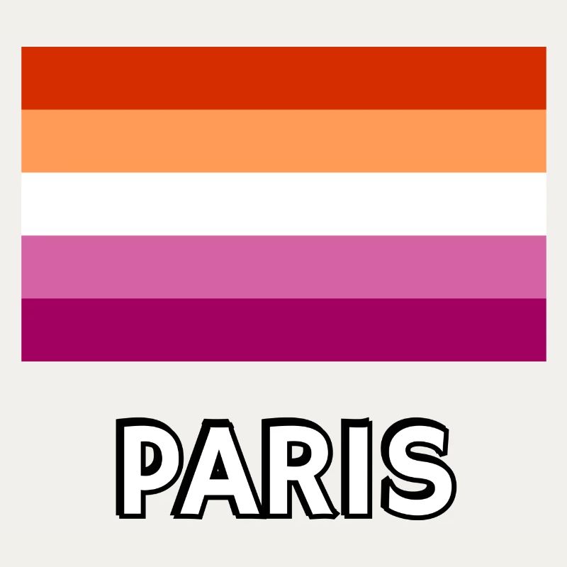 Drapeau de la fierté lesbienne Paris