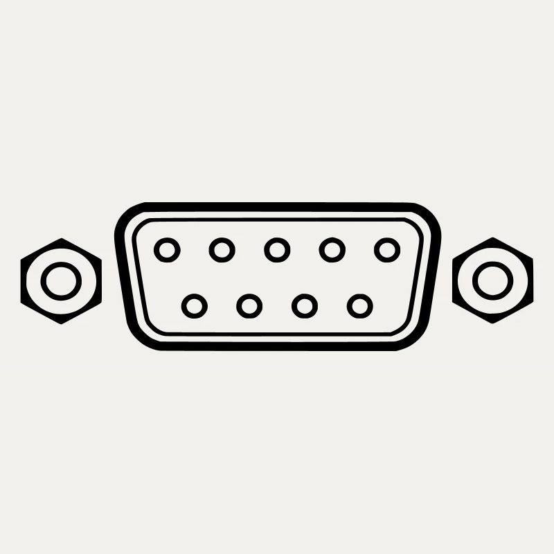 DB 9 Connector, serial connector