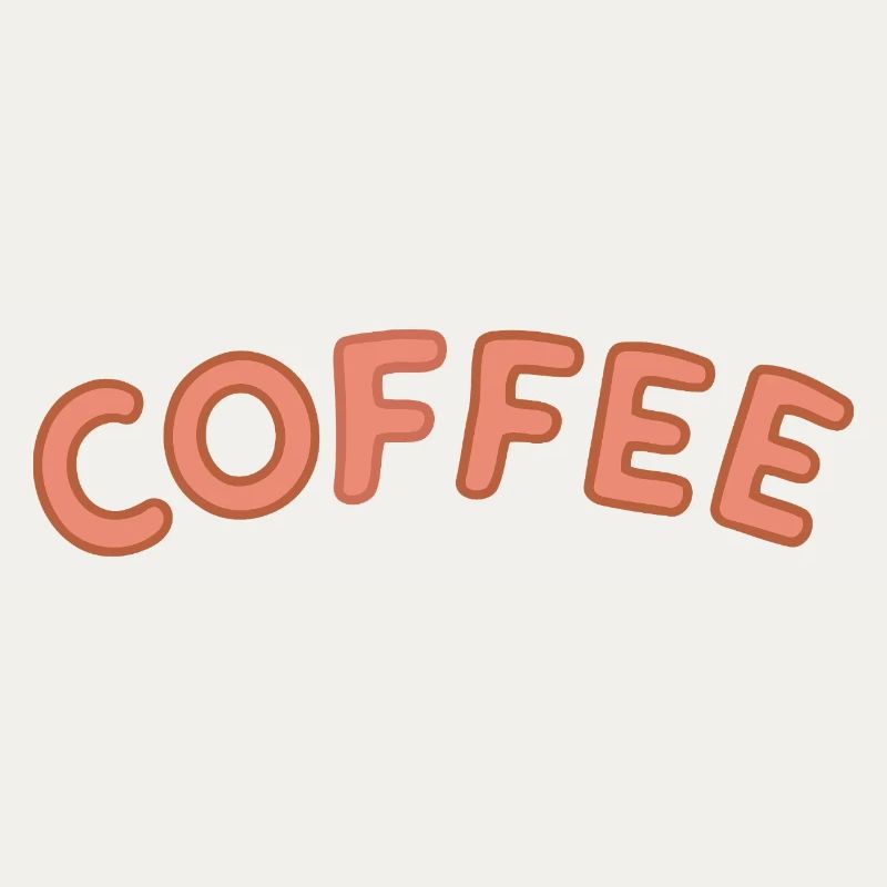 Kaffee-Letterpress-Bogen