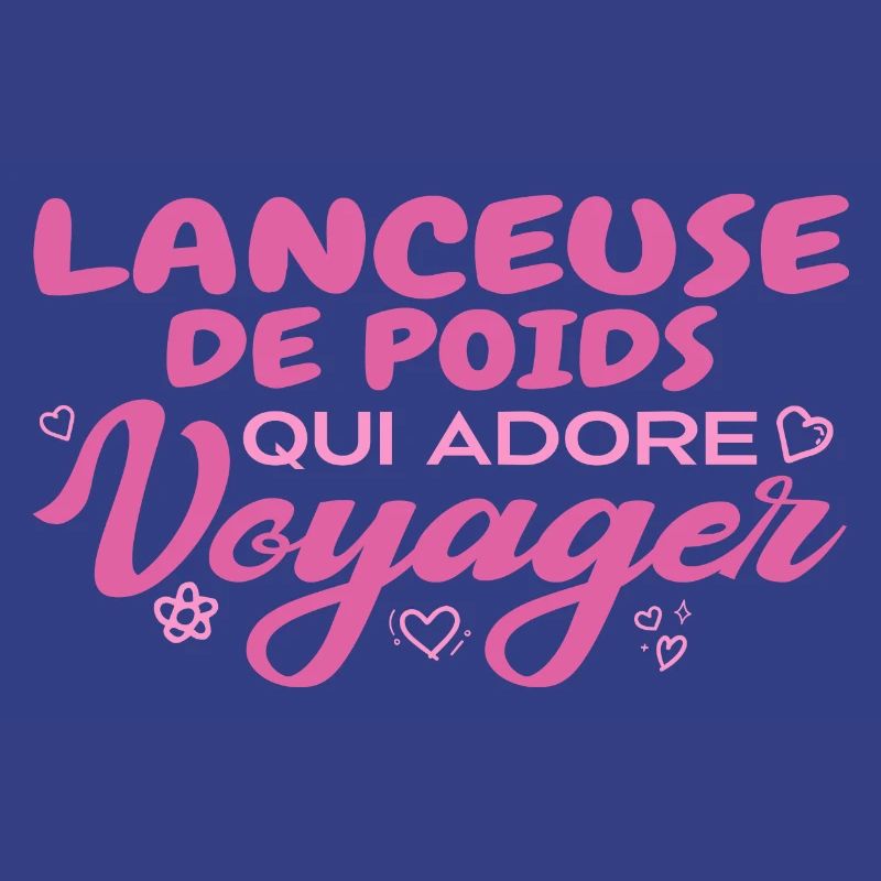 Lanceuse de poids globe-trotteuse passionnée