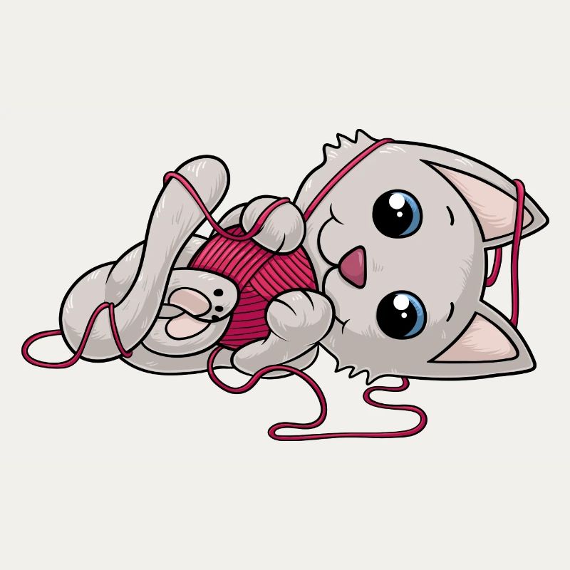 chat bande dessinée douce