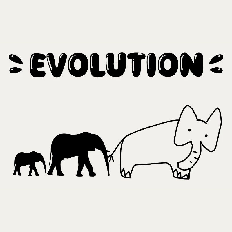 Elephant Evolution – Funny Stages of Evolution.
