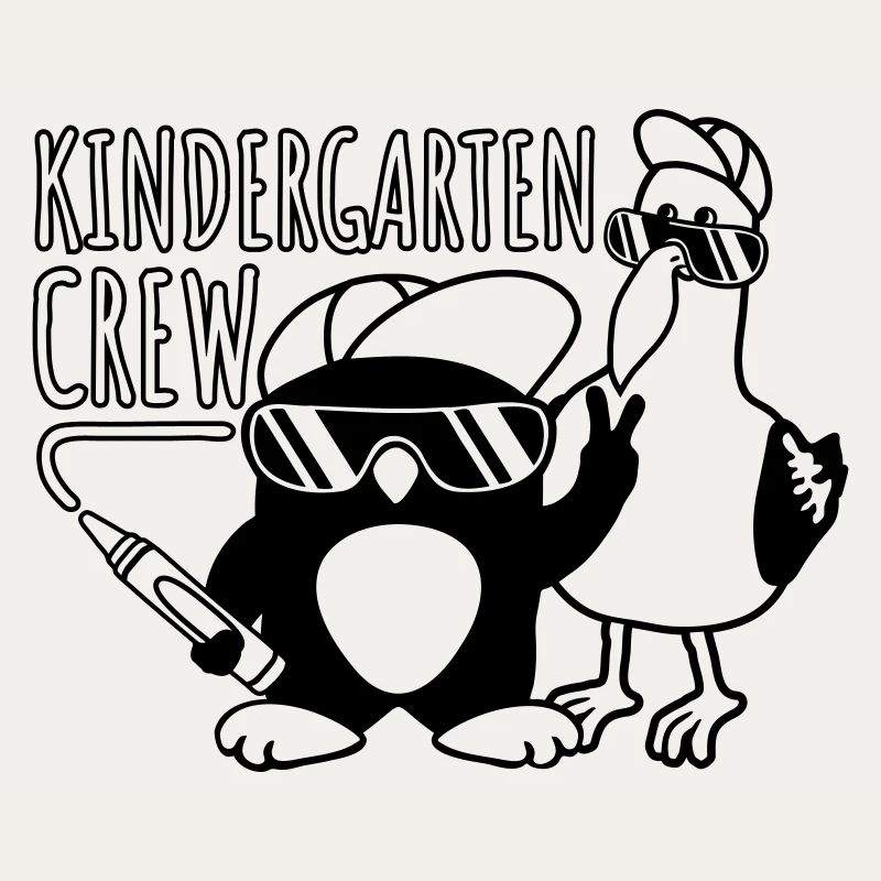 Penguin Seagull Kindergarten Crew
