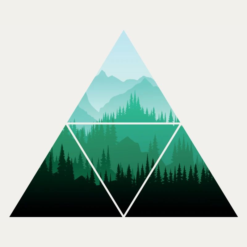 Arbre Triangle Forêt