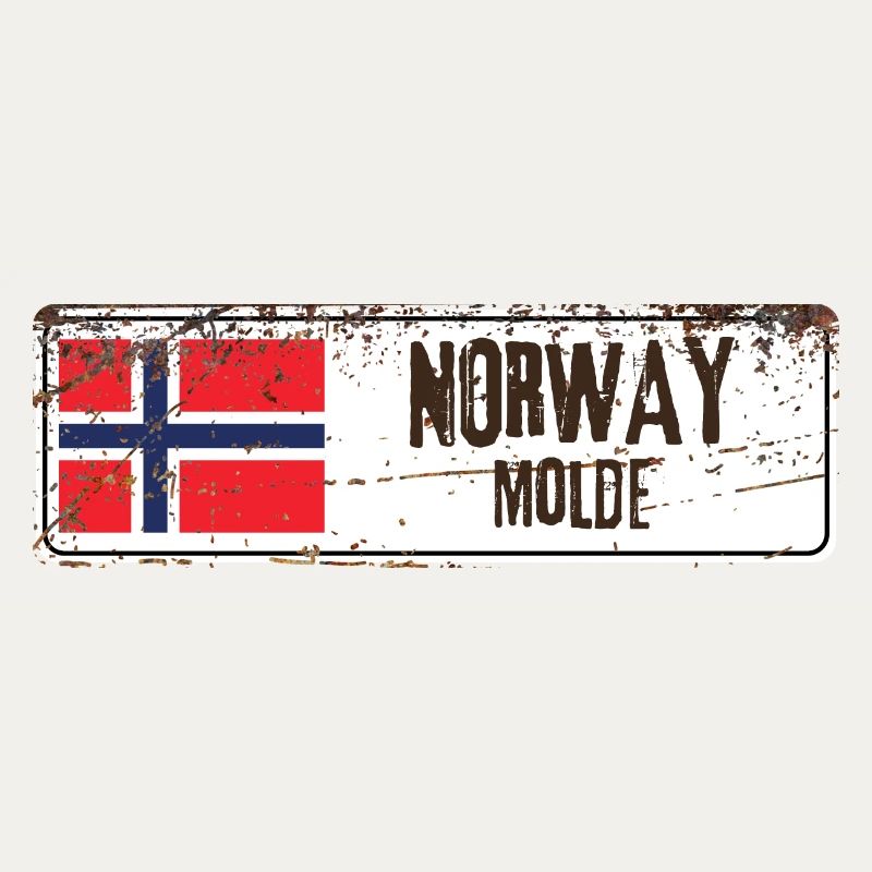 Molde Norwegen Flagge