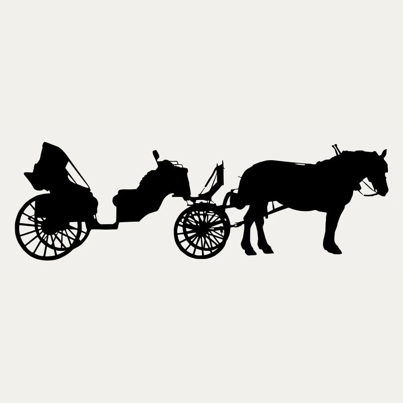 Calèche à cheval