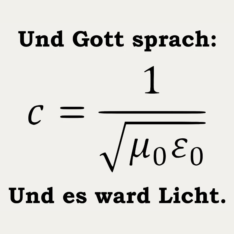 Gottes Lichtformel