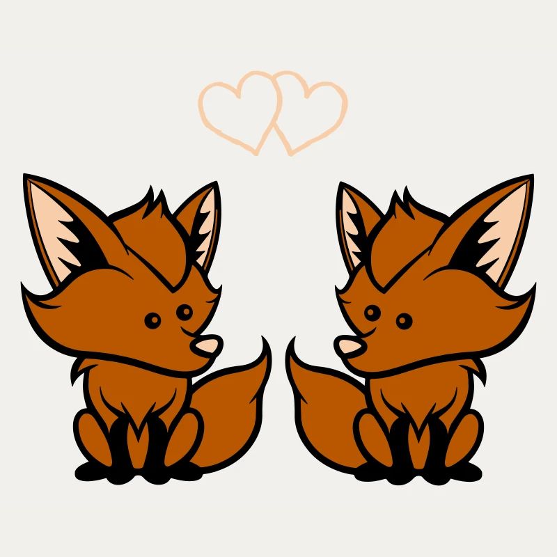 Foxes in love