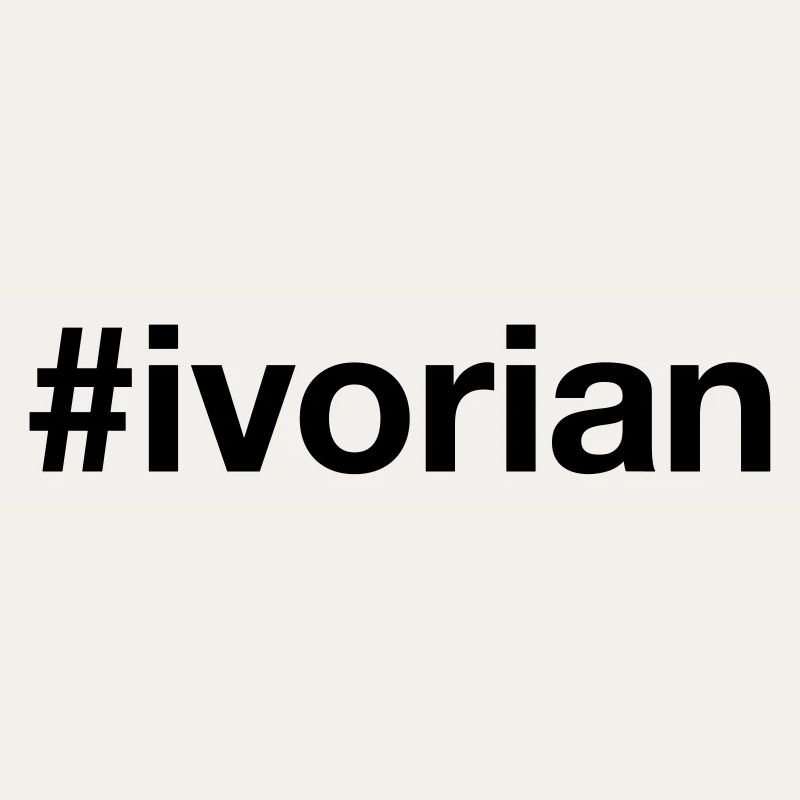 IVORIAN Hashtag Côte d'Ivoire