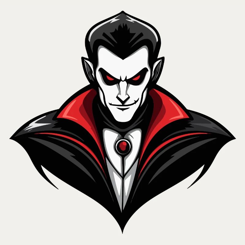 Vampir Comic Halloween