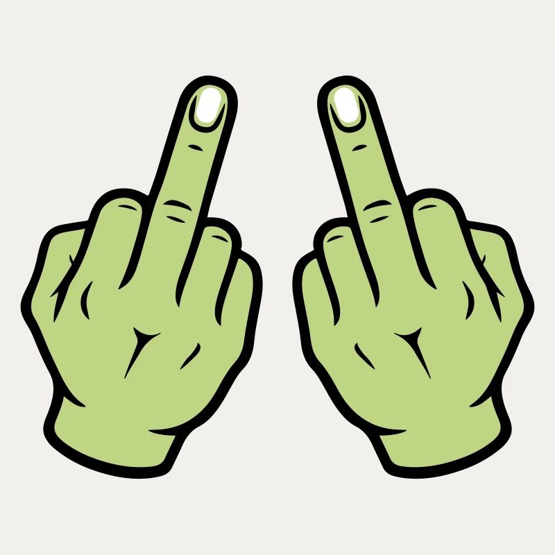 Mittelfinger Hand