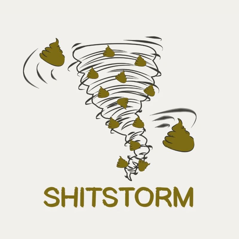 Shitstorm Comic literally