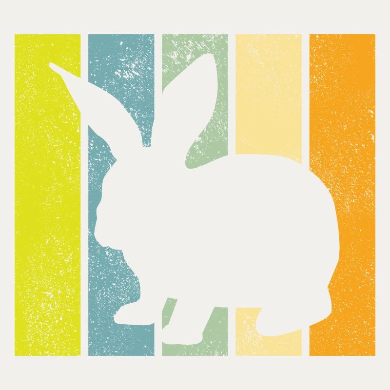 Rabbit Retro Rabbit Easter Gift