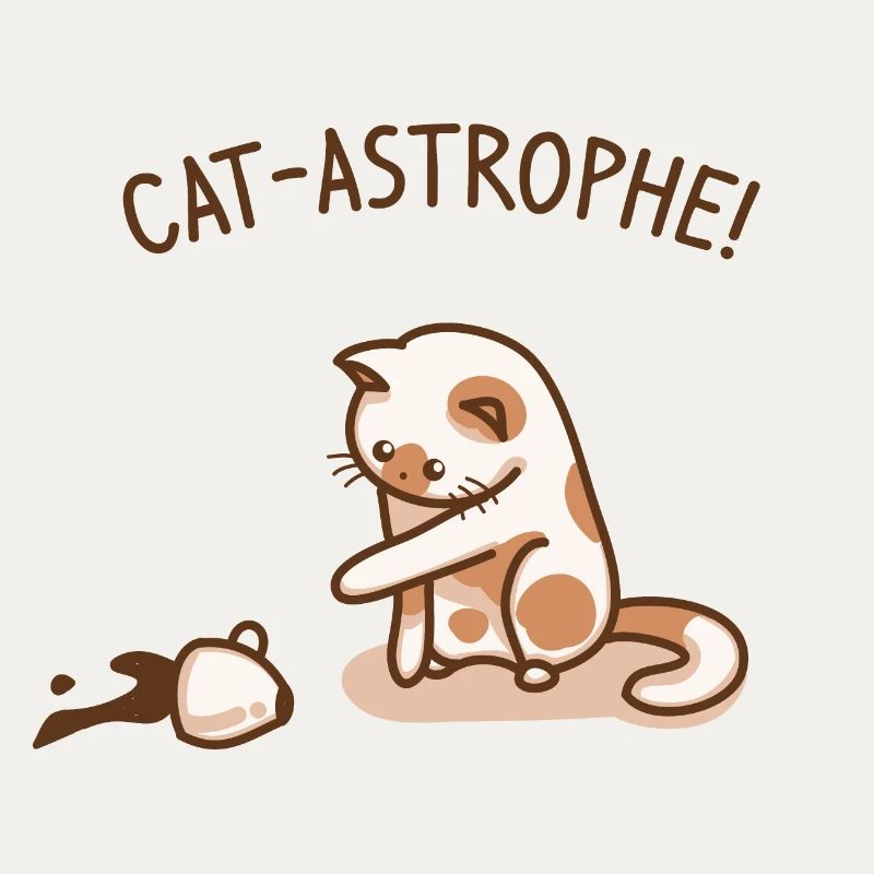 | catastrophe de chat Drôle de chaton