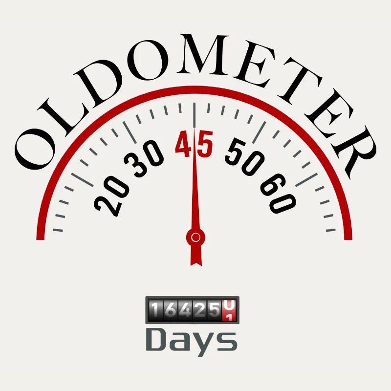 OLDOMETER 45th birthday