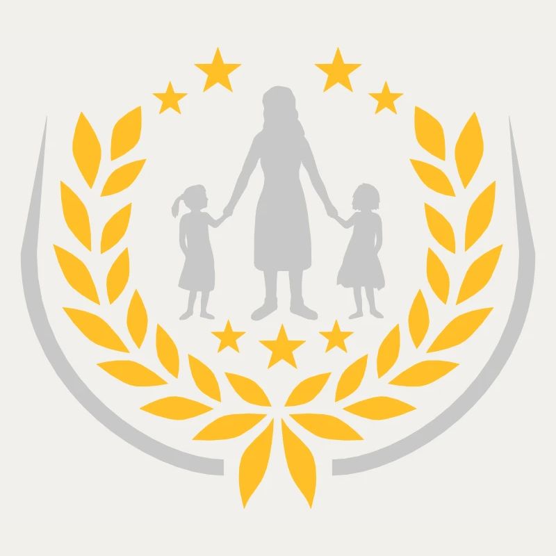 2 daughters mother laurel wreath