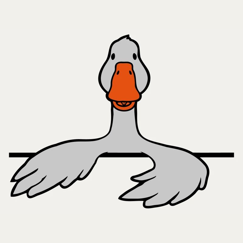 Hinter Mauer Gans Comic
