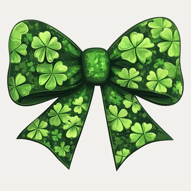 Bow St Patrick's Day Shamrock Luck