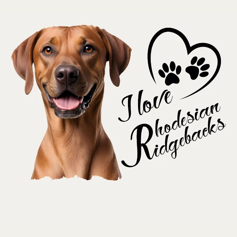 I love Rhodesian Ridgebacks