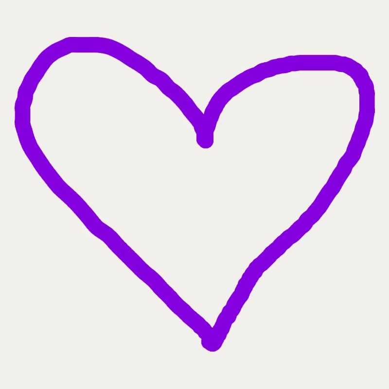 Herz lila Geschenkidee Herzchen violett