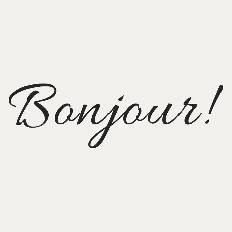 Conception de texte Bonjour