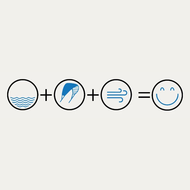 Icons Wasser Wind Kite