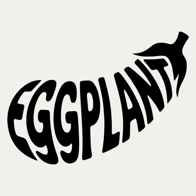Eggplant - Cool Vegetable Logo