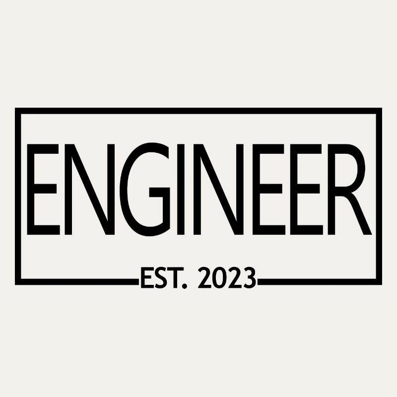 Engineer Est. 2023 Graduation Engineering Student