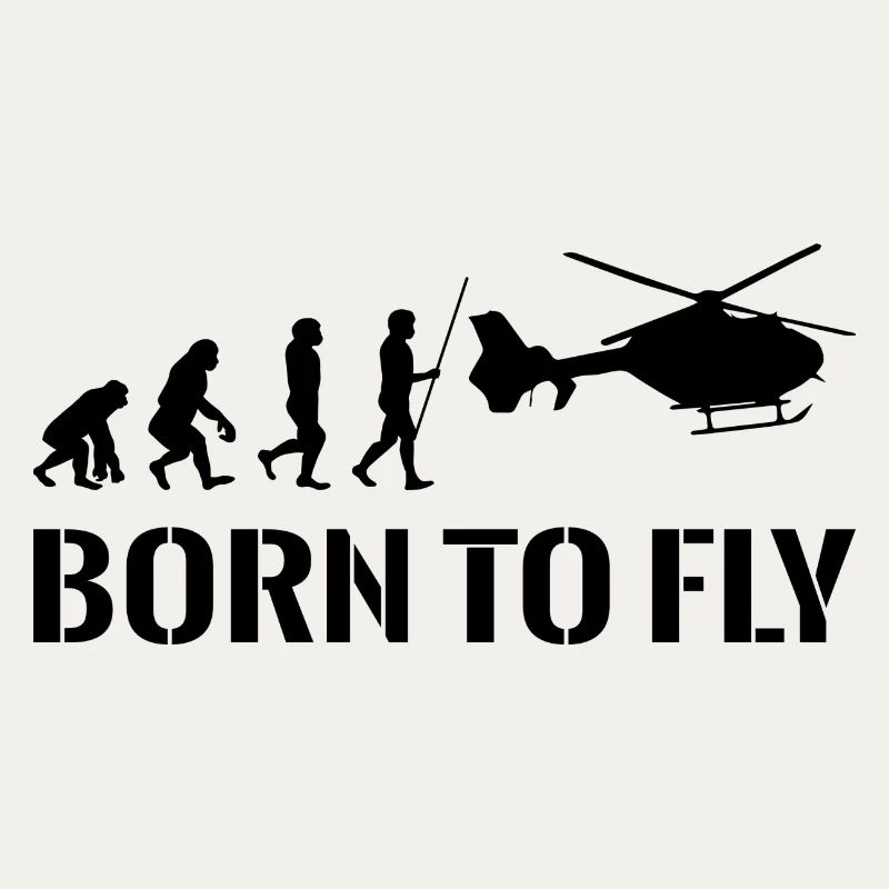 Hubschrauber Pilot Evolution Geschenkidee