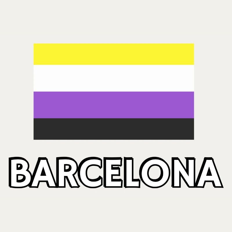 Non binary Pride Flag Barcelona
