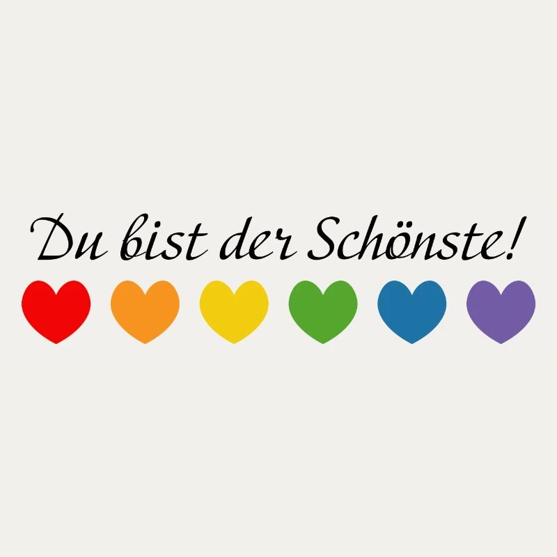 Regenbogenherzchen du bist der Schoenste