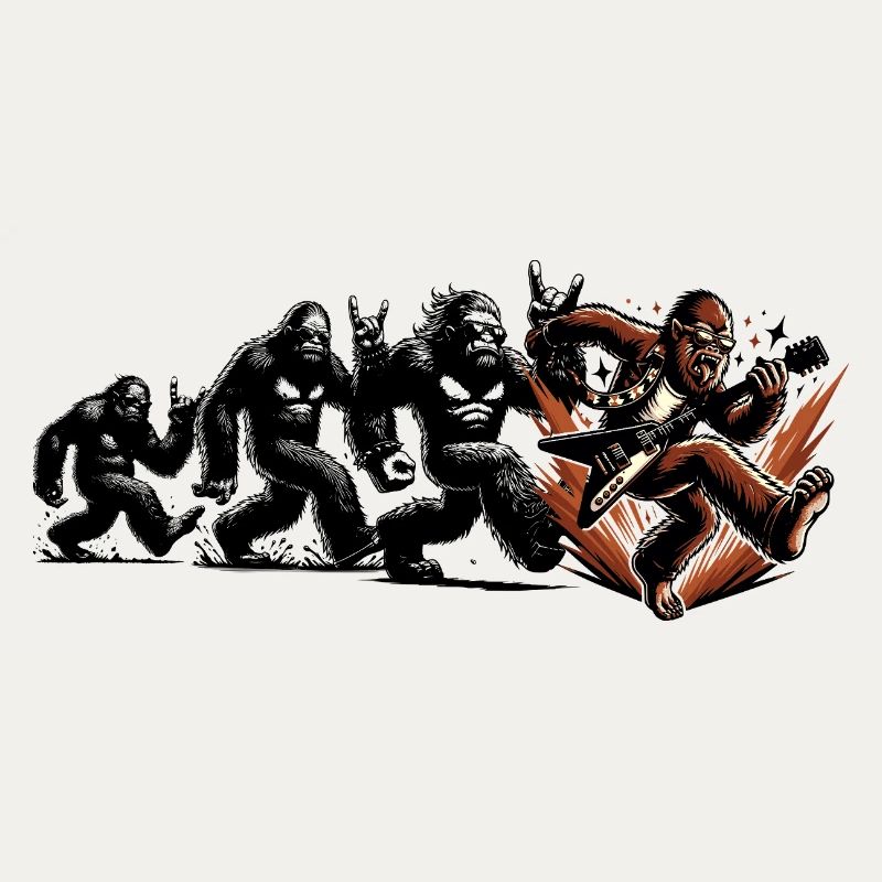 Bigfoot guitariste Evolution Walk