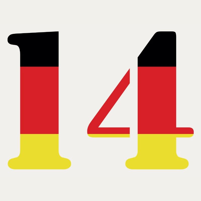 14 Number Jersey Germany