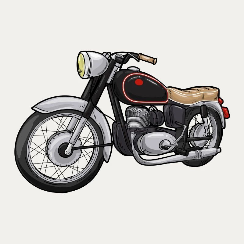 Moto avec un siège
