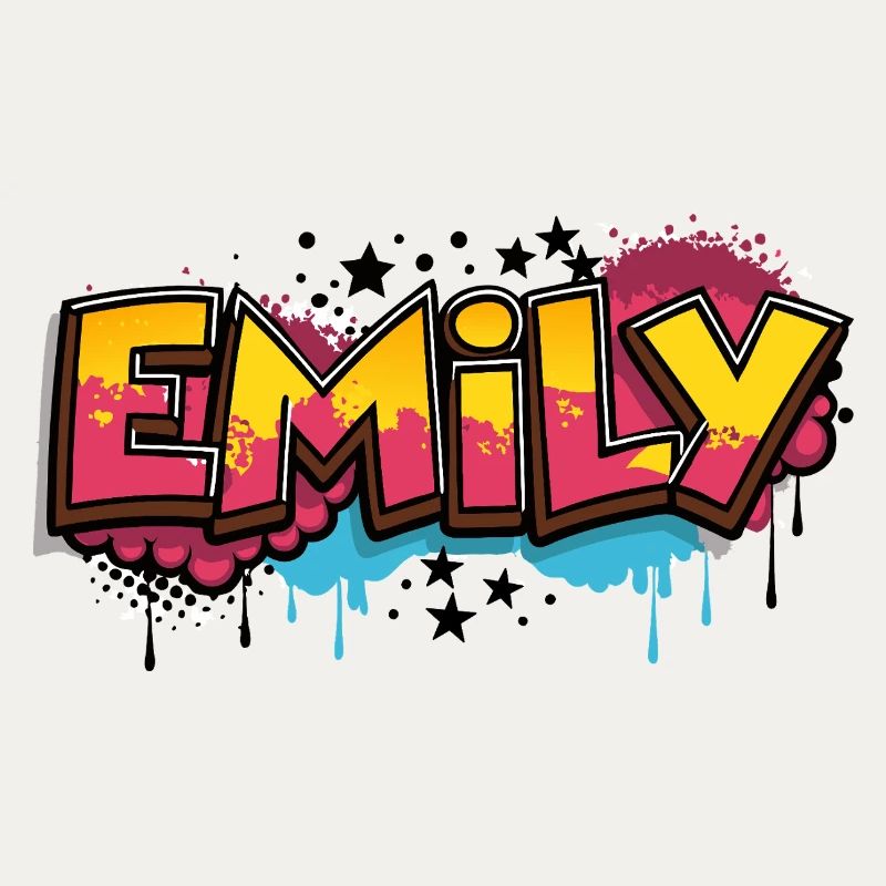 Emily Graffiti Cooler Name Vorname
