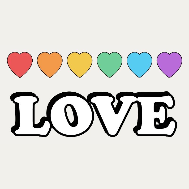 Liebe Regenbogenherzen