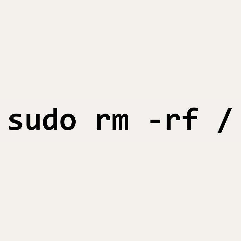 sudo rm rf