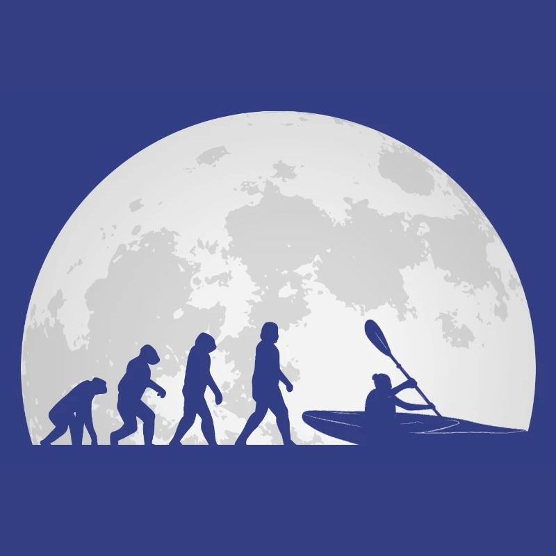 Kajak Kajakfahren Evolution