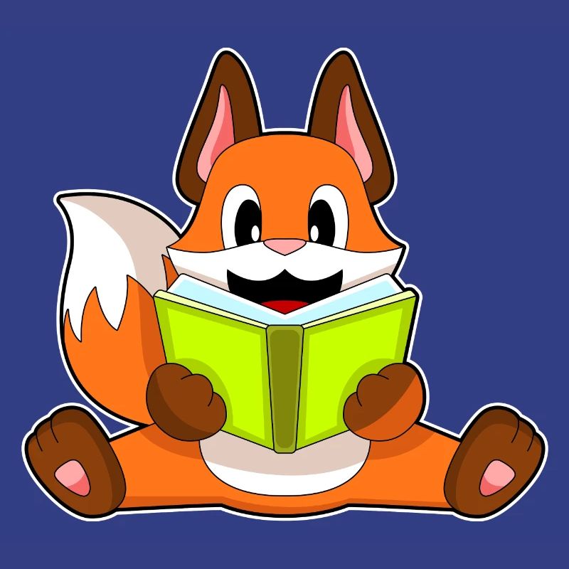 Fox Reading Book