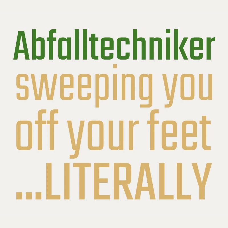 Abfalltechniker Valentinstag Sweeping you