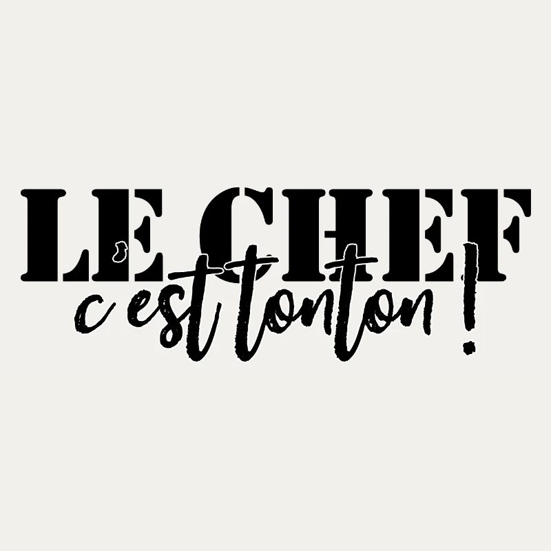 Personalized 🍴 apron The chef is UNCLE!