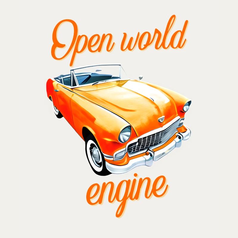 Open world engine Cabriolet Spruch gaming Cabrio