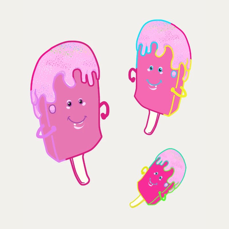 Sommer Sommerzeit Eiskreme Eis Eiscrem Kind