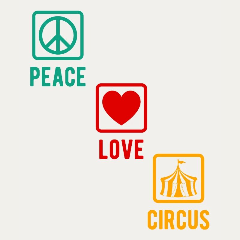 Circus Peace Love Circus Circus Performer Gift