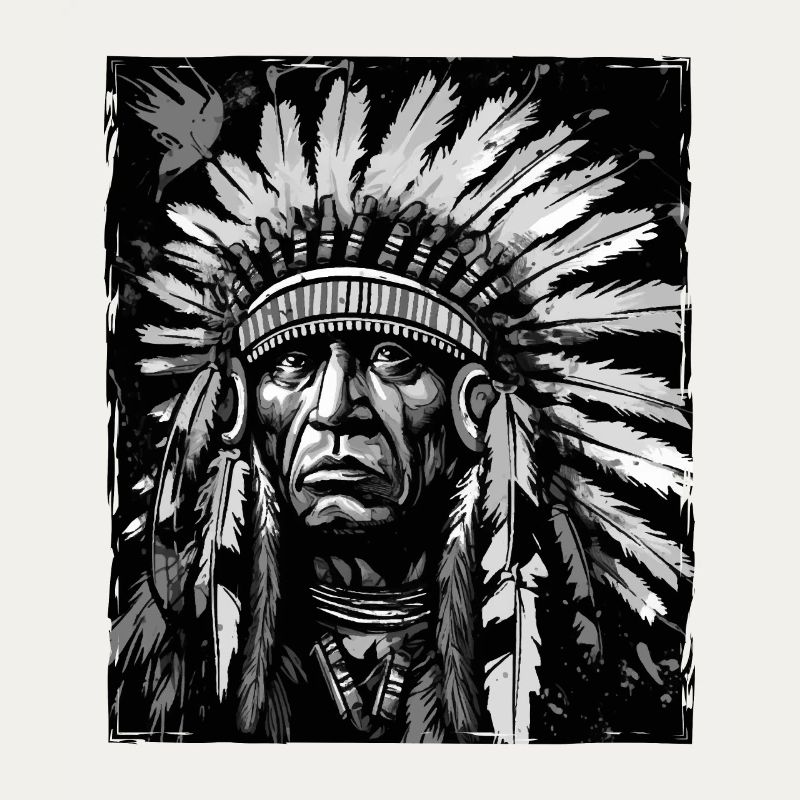 Crâne de chef indien Apache