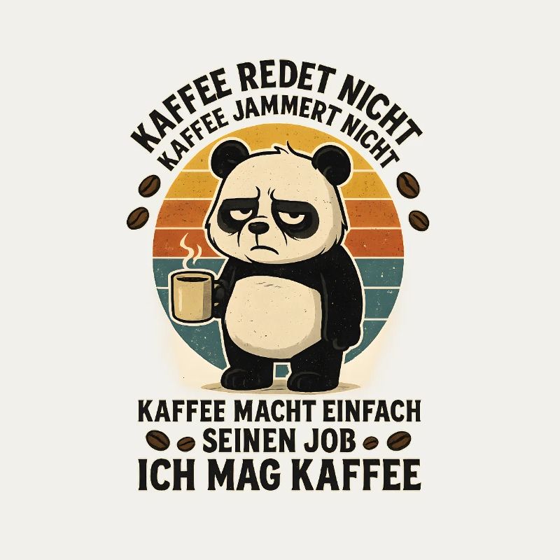 Le café ne parle pas, j’aime le Panda de café