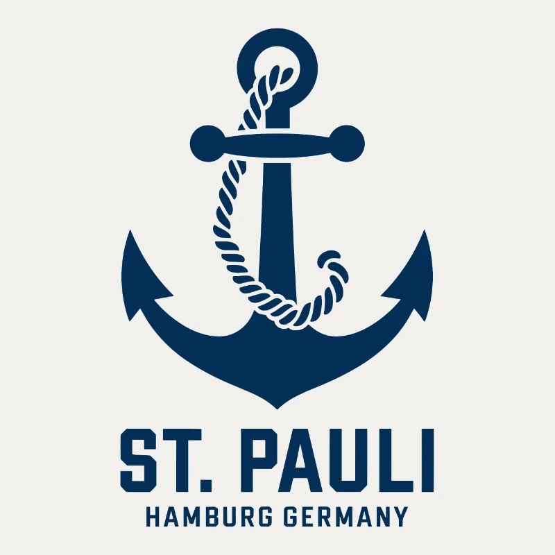 St. Pauli Hamburg Anker Reeperbahn