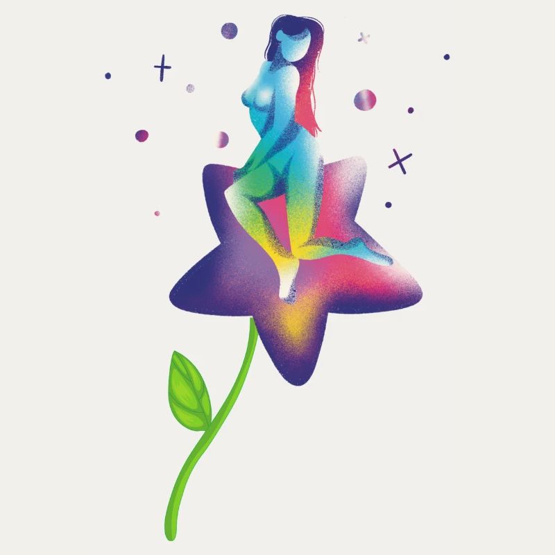 Rainbow Star Bloom